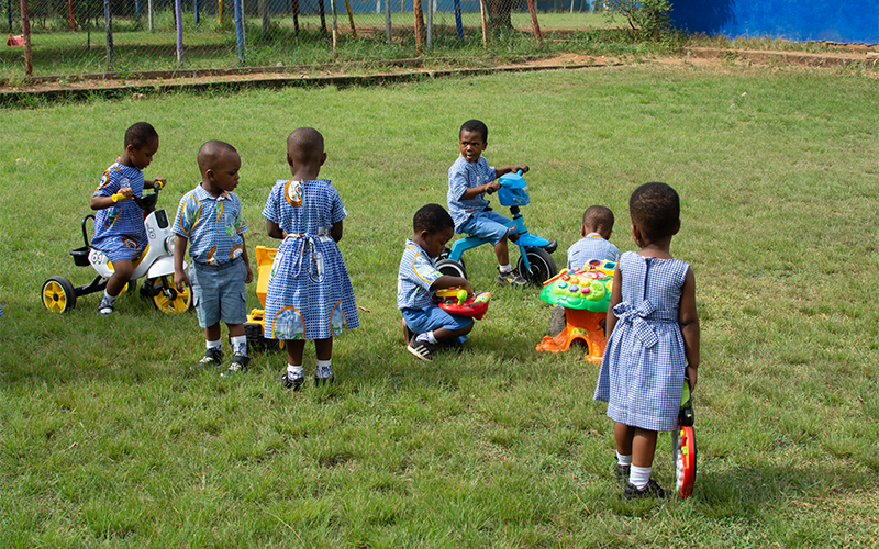 Olaf children playing